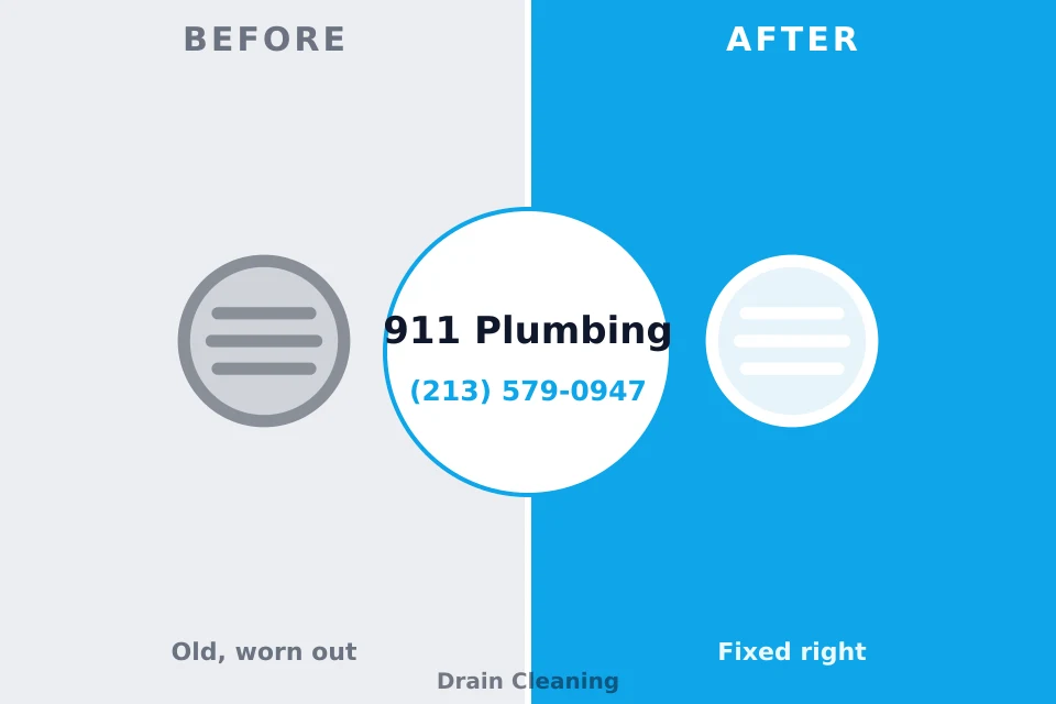 Before and after: plumbing repair Lake Caroline, VA
